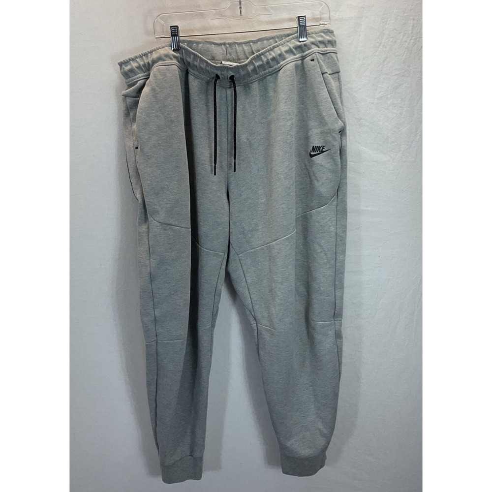 Nike Tech Fleece Pants Mens 3XL Gray Joggers Sweatpants Pocket